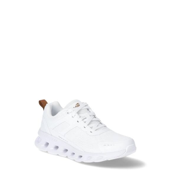 Athletic Light Runner Shoes, Medium Width White - Picture 1 of 5
